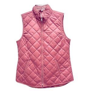 Old Navy Size Medium Lightweight Puffer Vest - Pale Pink Like new condition